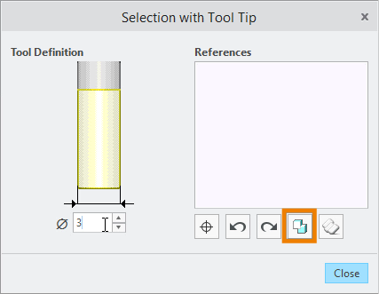 Selection with Tool Tip 