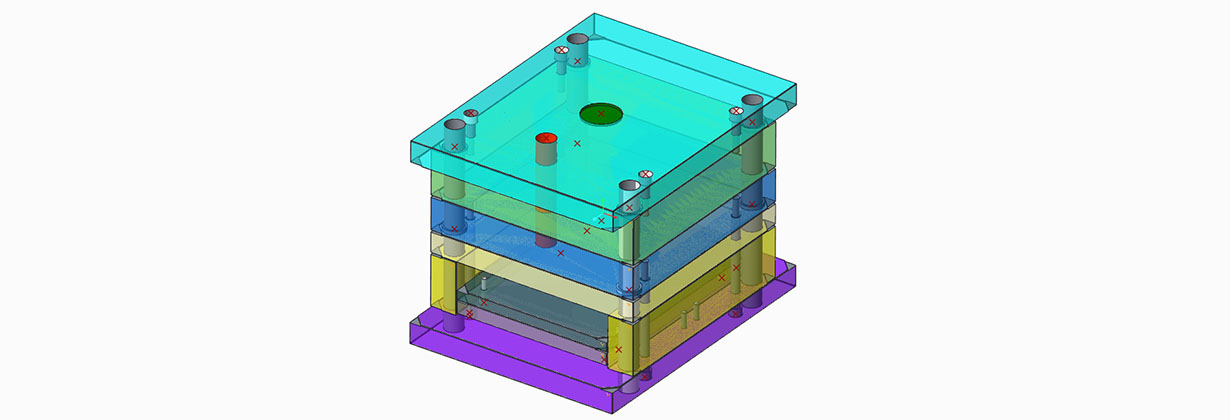 Tip: Color Defintions for Bores and Holes with Expert Moldbase Extension