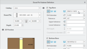 Bore chart Dowel PinFastener Definition