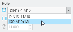 two hol files for one example screw