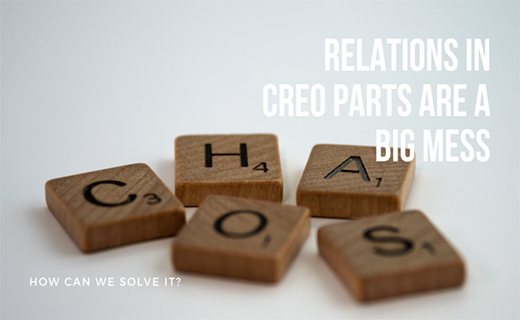 The relations in our Creo parts are a big mess