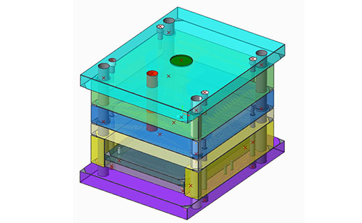 Tip: Color Defintions for Bores and Holes with Expert Moldbase Extension