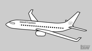 Metaphorical representation of the correction of Creo models with a jet heading for a new Creo era