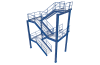 Gerendertes Treppenmodell - Symbolbild für Advanced Framework Extension