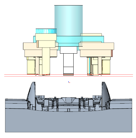 Calculation of the start position with the electrode height