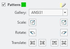 New SMARTXHatch function Hatch pattern