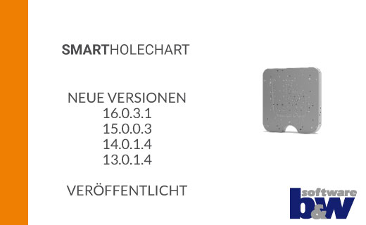 Neue SMARTHolechart Versionen mit Fehlerkorrekturen verfügbar